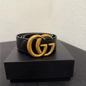 Black Belt with Gold Emblem